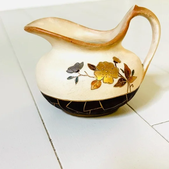 ***SOLD*** 1890’s Hampshire Pottery- Royal Worcester Style Pitcher - Picture 3 of 11